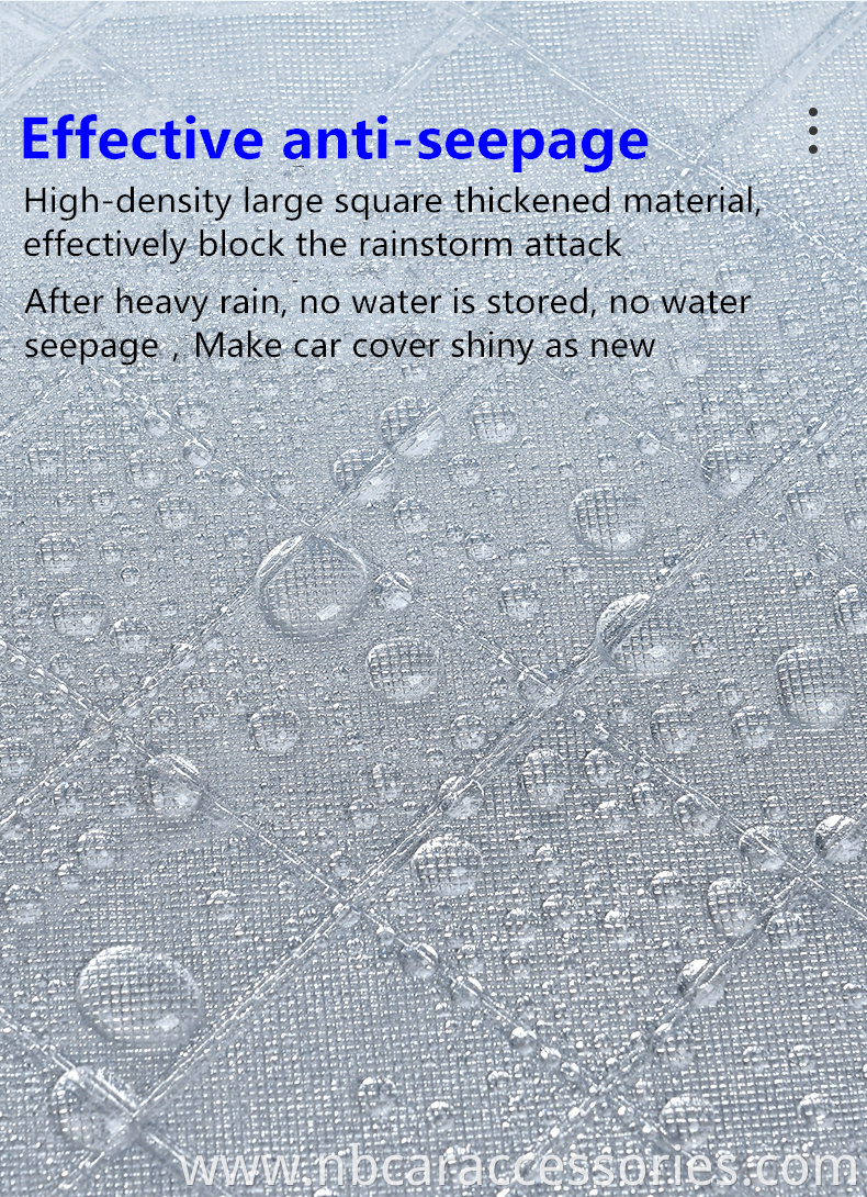 Low moq driver door zipper waterproof windproof elastic spandex anti hail car cover